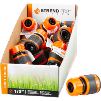 Hose connector Strend Pro C3005RDX, 1/2 ", hose, quick connector, DisplayBox, soft touch