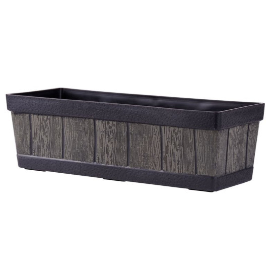 Flower pot GDA Woodeff 816, natural, 46x17x14 cm Flower pot GDA Woodeff 816, natural, 46x17x14 cm