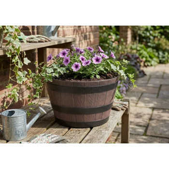 Flower pot GDA Woodeff 832, teak, 39x28 cm, box