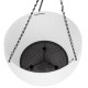 Flower pot GDA Modern 835, hanging, chain, 26x16cm, white Flower pot GDA Modern 835, hanging, chain, 26x16cm, white