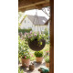 Lillepott GDA Modern 835, ripp, kett, 26x16cm, pruun Lillepott GDA Modern 835, ripp, kett, 26x16cm, pruun