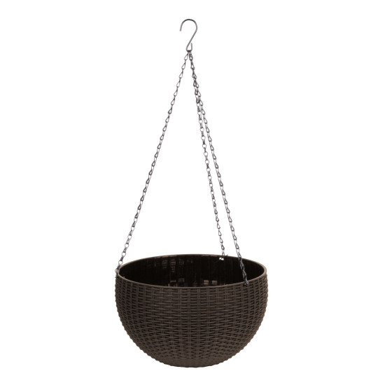 Lillepott GDA Modern 835, ripp, kett, 26x16cm, pruun Lillepott GDA Modern 835, ripp, kett, 26x16cm, pruun