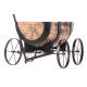 Flowerpot GDA Woodeff 817, whiskey barrel wagon, 41,5x29x19cm Flowerpot GDA Woodeff 817, whiskey barrel wagon, 41,5x29x19cm