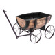 Flowerpot GDA Woodeff 817, whiskey barrel wagon, 41,5x29x19cm Flowerpot GDA Woodeff 817, whiskey barrel wagon, 41,5x29x19cm