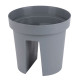 Flower pot GDA Modern Railing 113, railing, 25,5x28cm, gray Flower pot GDA Modern Railing 113, railing, 25,5x28cm, gray