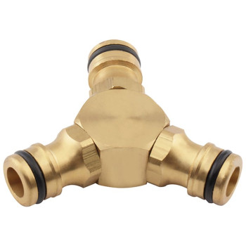 3-way Hose Coupling, brass