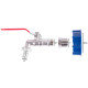 Strend Pro set, valve 1 / 2-3 / 4 "+ plastic and zinc reduction + drain, for IBC tank Strend Pro set, valve 1 / 2-3 / 4 "+ plastic and zinc reduction + drain, for IBC tank