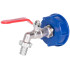 Strend Pro set, valve 1 / 2-3 / 4 "+ plastic and zinc reduction + drain, for IBC tank