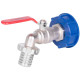 Strend Pro set, valve 1 "- 1 1/4" + reduction plastic + drain, for IBC tank Strend Pro set, valve 1 "- 1 1/4" + reduction plastic + drain, for IBC tank