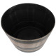 Flower pot Strend Pro, Woodeff, 52x30 cm, grey, wood effect, barrel Flower pot Strend Pro, Woodeff, 52x30 cm, grey, wood effect, barrel