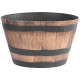 Flower pot Strend Pro, Woodeff, 52x30 cm, gold, wood effect, barrel Flower pot Strend Pro, Woodeff, 52x30 cm, gold, wood effect, barrel