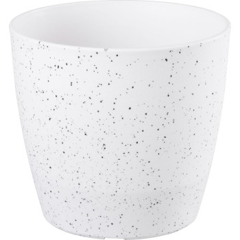Цветочный горшок Strend Pro Stone, 23х48 см, белый, эффект камня