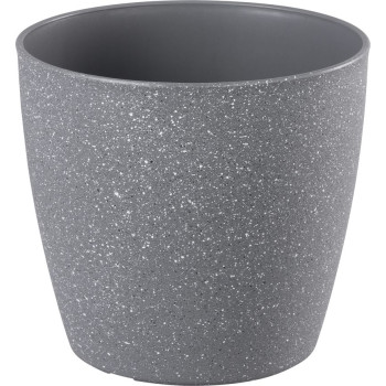 Цветочный горшок Strend Pro Stone, 23х48 см, серый, эффект камня