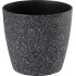 Lillepott Strend Pro Stone, 23x48 cm, must, kiviefekt