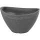 Strend Pro Stone flower pot, 20.5x14.5 cm, stone effect Strend Pro Stone flower pot, 20.5x14.5 cm, stone effect