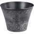 Strend Pro Flower lillepott, 24,5x19,3 cm, hõbedane, metalse efektiga