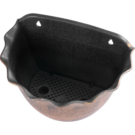 Цветочный горшок Strend Pro Wave, 26x18x16,5 см, подвесной Цветочный горшок Strend Pro Wave, 26x18x16,5 см, подвесной