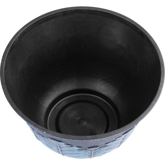 Цветочный горшок Strend Pro Flower, 30x19 см, серо-синий Цветочный горшок Strend Pro Flower, 30x19 см, серо-синий