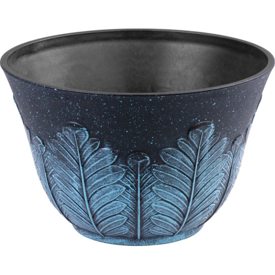 Цветочный горшок Strend Pro Flower, 30x19 см, серо-синий Цветочный горшок Strend Pro Flower, 30x19 см, серо-синий