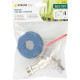 Strend Pro Kit, кран 3/4" + пластиковый редуктор 60 мм + 1" носик, для бака IBC, оцинкованный