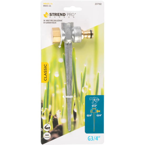 Spike Strend Pro, for sprinkler, Brass+Zinc