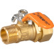 Regulating connector Strend Pro Garden, brass valve, G1/2"