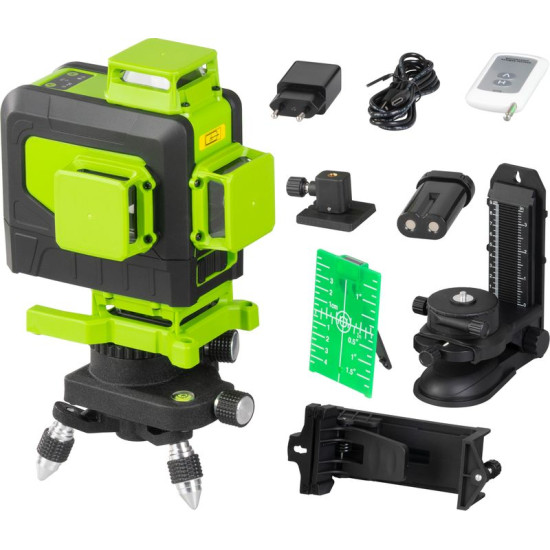 Laser Strend Pro Industrial 4 X 3D, green, in case, with accessories, remote control