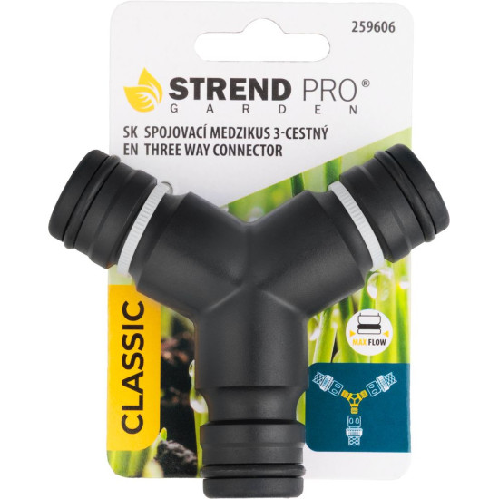 Соединитель для шланга Strend Pro Garden, трёхпозиционный, MAX FLOW