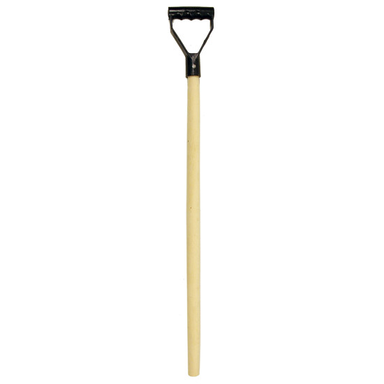 Wooden hanle "Y", spade, with plastic grip Wooden hanle "Y", spade, with plastic grip