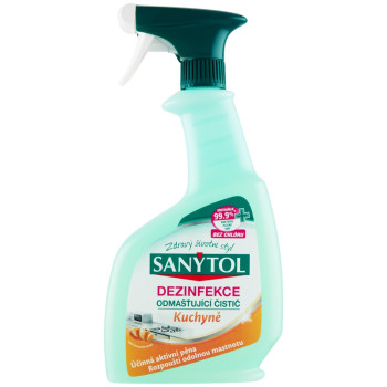 Sanytol disinfection, degreasing cleaner, for the kitchen, citrus fruits, 500 ml Sanytol disinfection, degreasing cleaner, for the kitchen, citrus fruits, 500 ml