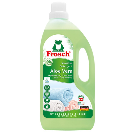 Frosch Aloe Vera Sensitive, laundry detergent, 1500 ml Frosch Aloe Vera Sensitive, laundry detergent, 1500 ml