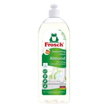 Froschi toode, palsam, nõudepesemiseks, mandlipiim, 750 ml Froschi toode, palsam, nõudepesemiseks, mandlipiim, 750 ml