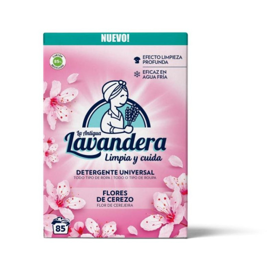 Lavendli pesupulber, kirsiõied, 4675 g/85 pesukorda, pesemiseks