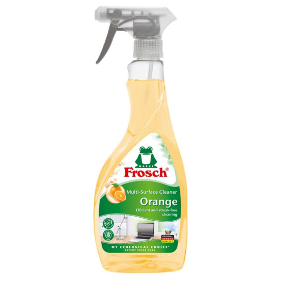 Frosch läikiva pinna puhastusvahend, multifunktsionaalne, oranž, 500 ml