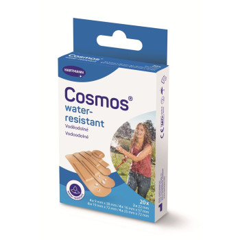 Cosmose veekindel plaaster. 5 suurust, 20tk Cosmose veekindel plaaster. 5 suurust, 20tk