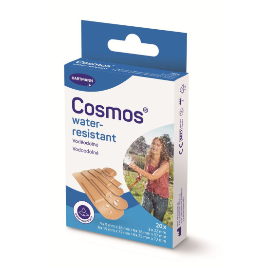 Cosmose veekindel plaaster. 5 suurust, 20tk