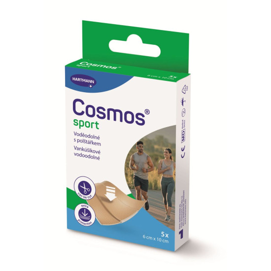 Cosmos spordiplaaster 6x10 cm, 5 tk Cosmos spordiplaaster 6x10 cm, 5 tk