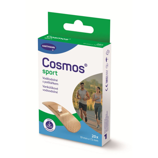 Cosmos spordiplaaster 1,9x7,2 cm, 20 tk Cosmos spordiplaaster 1,9x7,2 cm, 20 tk