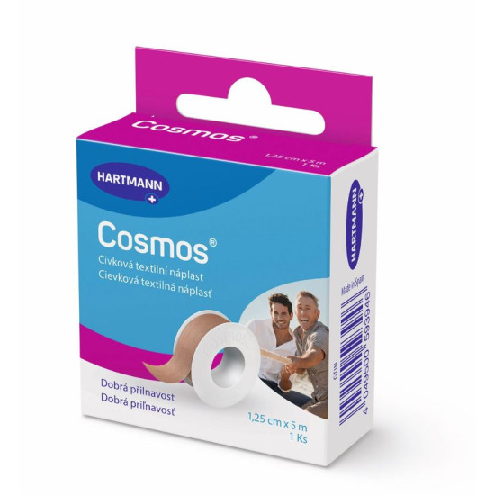 Cosmos fikseeritud plaaster 1.25cm x 5m Cosmos fikseeritud plaaster 1.25cm x 5m