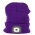 Beanie Cap Strend Pro Albacore purple L, 4x SMD LED, USB charging