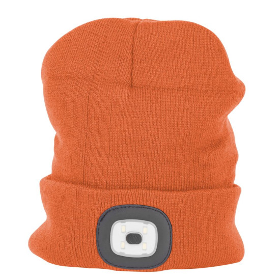 Шапка Beanie Strend Pro Albacore оранжевая L, 4x SMD LED, зарядка через USB Шапка Beanie Strend Pro Albacore оранжевая L, 4x SMD LED, зарядка через USB