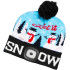 Шапка Beanie Strend Pro X-mas Let it Snow синяя L, 4x SMD LED, зарядка через USB