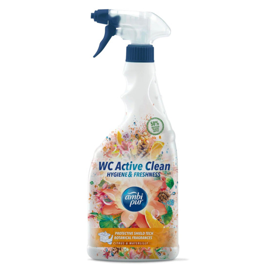 Ambipur WC Active spray lemon and water lily 750ml Ambipur WC Active spray lemon and water lily 750ml