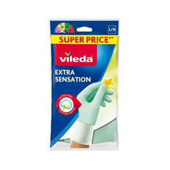 Gloves Vileda Extra Sensation, L