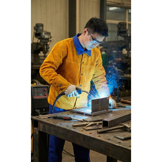 Куртка Strend Pro Industrial, для сварки, кожа, 3XL