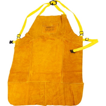 Apron Strend Pro Industrial, for welding, leather, L, 60x90 cm
