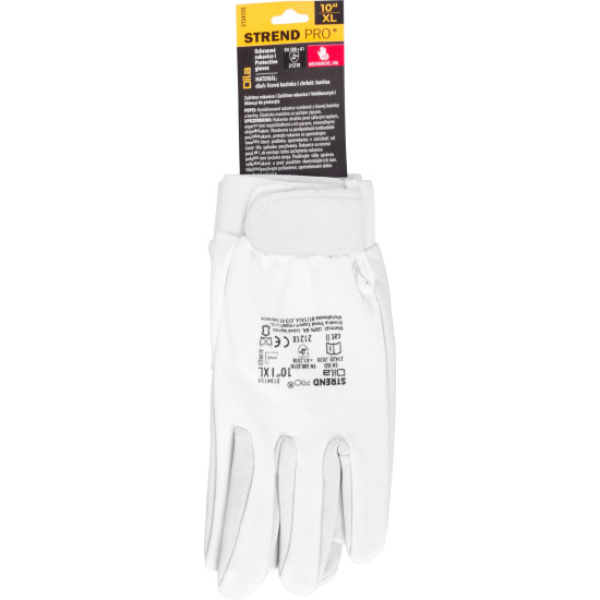 Strend Pro Dila gloves, textile/leather, size 10/XL Strend Pro Dila gloves, textile/leather, size 10/XL