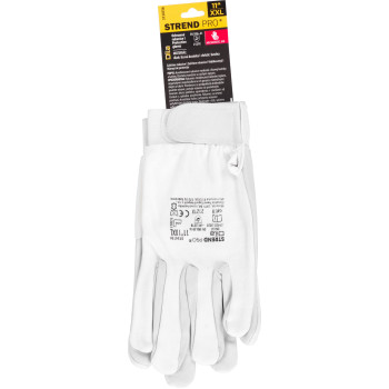 Strend Pro Dila gloves, textile/leather, size 11/XXL