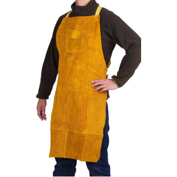 Apron Strend Pro Industrial, for welding, leather, XL, 60x100 cm