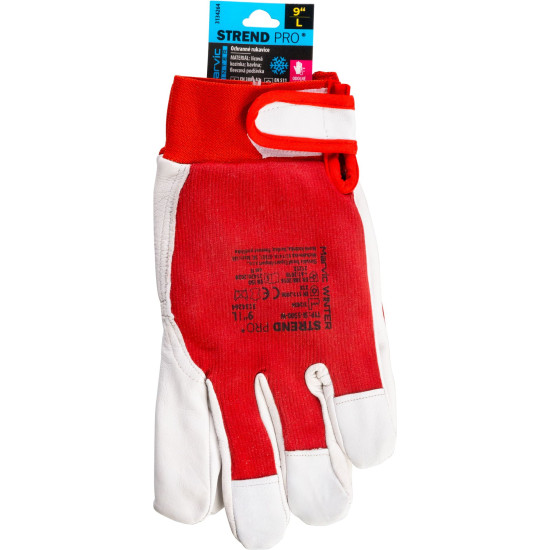 Strend Pro Marvic Winter gloves, winter, protective, insulated, textile/leather, size 9/L Strend Pro Marvic Winter gloves, winter, protective, insulated, textile/leather, size 9/L